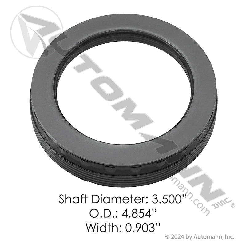 SKF Scotseal X-Treme Steer Axle Seal - HNBRX Unitized 3.500 in Shaft - 35058XT 181.CR35058XT