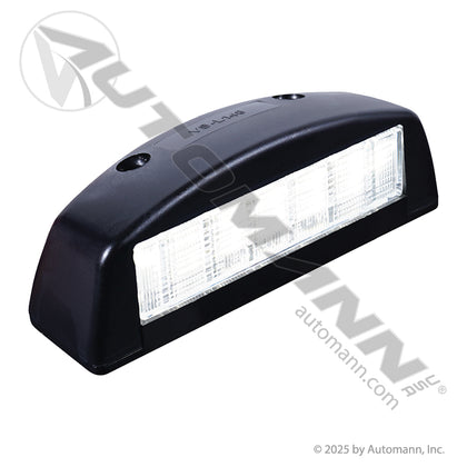 Oblong License Plate LED Light - 1.5 x 5 Inch Black 12-Diode 2-Stud - 571.LD18W12