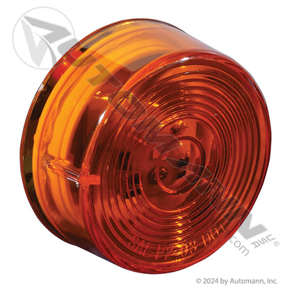 Round Marker & Clearance LED Light - 2 in Amber 1-Diode - 3058A 47113 MCL56ABP 571.LD301A1-1