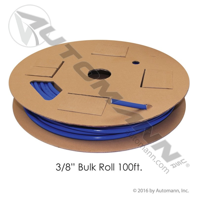 DOT Nylon Air Brake Tubing - 3/8in OD 100FT Coil Blue - Eaton NT10006BU100 Haldex D1060402 177.5006B
