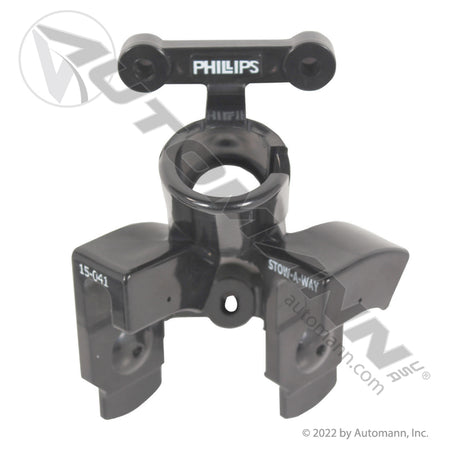 Plug & Gladhand Holder - STOW-A-WAY Single Plug Two Gladhand Bracket - Phillips 15-041 PHI15-041