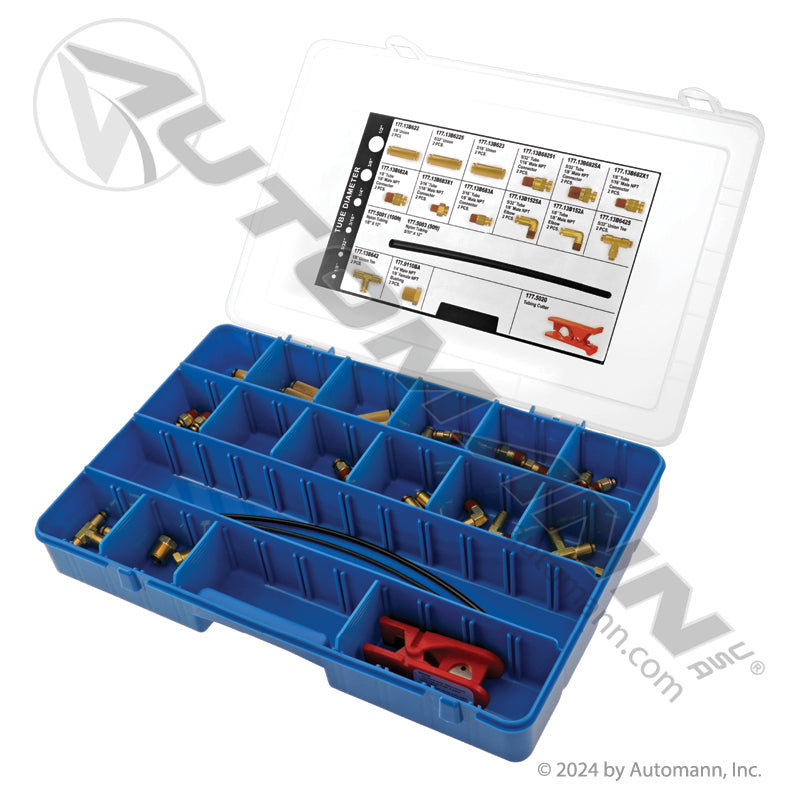 Brass PLC Transmission Fitting Kit - Transmission Air Line Push-to-Connect Kit - 177.1303KT