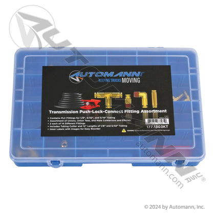 Brass PLC Transmission Fitting Kit - Transmission Air Line Push-to-Connect Kit - 177.1303KT