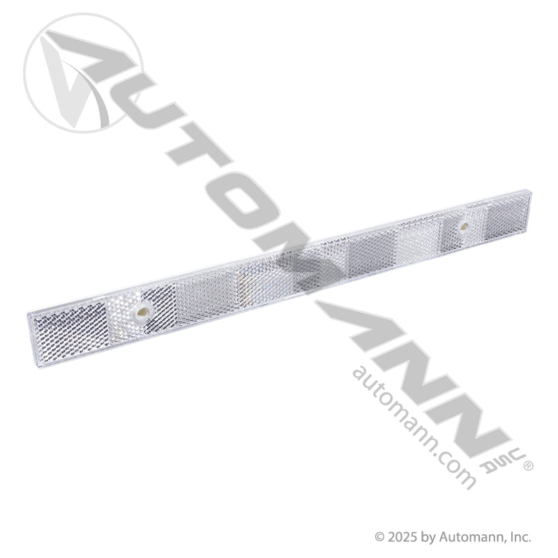 Reflex Reflector Strip - White 1-3/32 in x 12 in Quick-Mount - Grote 41121 571.RF2X12QMW