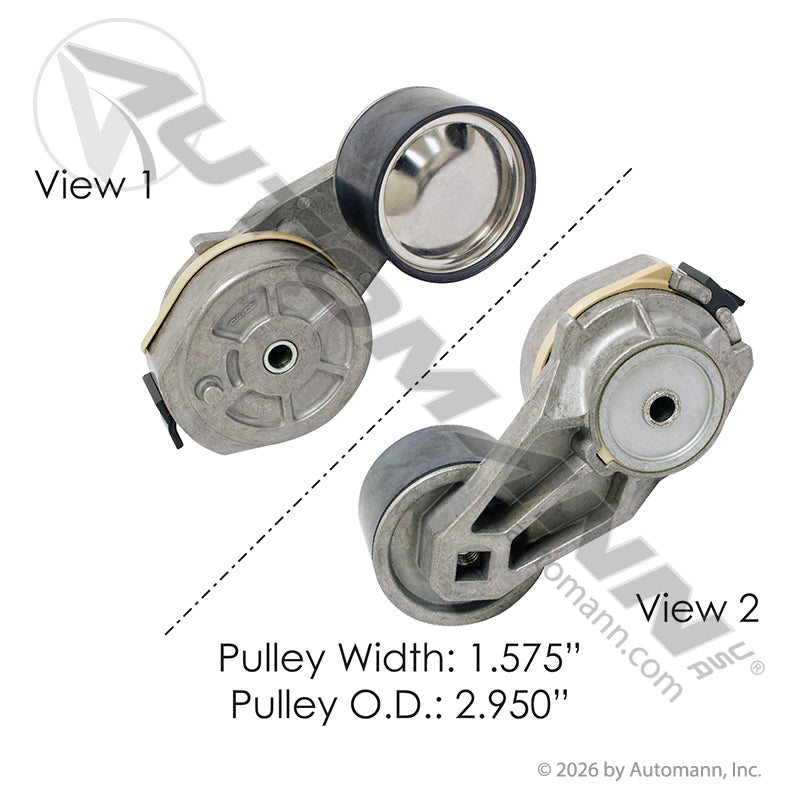 Dayco HD Belt Tensioner - 74 mm Pulley x 38 mm Wide - Dayco 89458 DAY89458