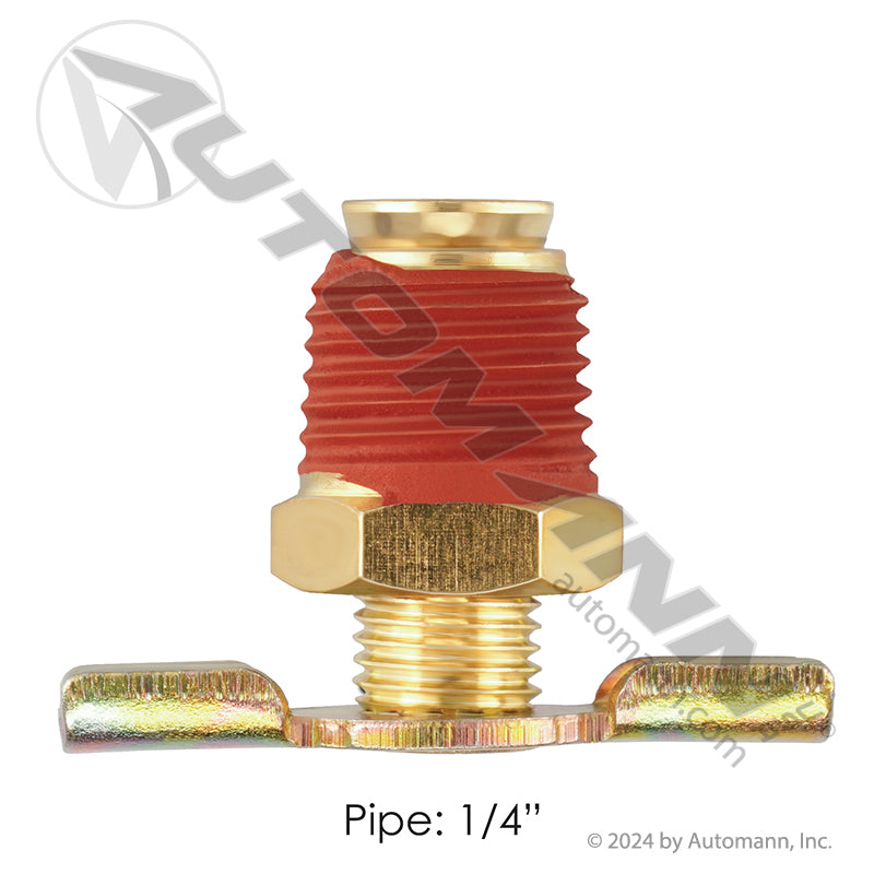 Air Tank Drain Valve - External Seat 1/4" NPT - Fairview 240-B Sloan SDC604-4 177.40204