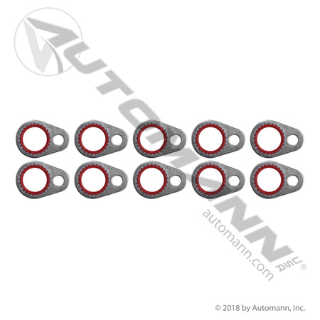 A/C Compressor Suction Sealing Washer - 3/4in Low-Side Teardrop Flange 10 Pack - IHC 3543882C1 Ford 4C4O-19E889LA 830.52303R-10