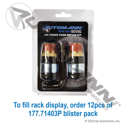 Hose Repair Fitting Counter Display Rack Kit - 12-Pc Rack for 177.71403P - Sloan 431406 177.71403P-12R
