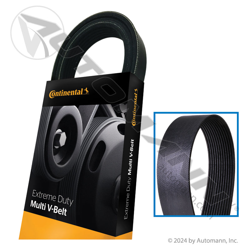 Continental Conti Extreme Poly-V Belt - 12-Rib 64 in, Mack CHU/CXU & Volvo VNL - 4120640X K120640 815.4120640X
