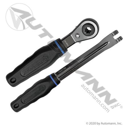 Slack Adjuster Release Tool Set - Meritor Type with 5/16in Double Square Wrench - 579.1075