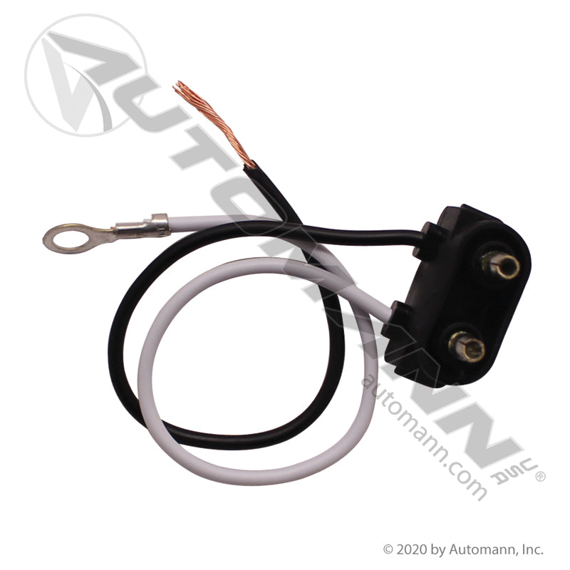 2-Wire Light Pigtail - Right-Angle PL-10, 6" Leads - Trucklite 94924 571.PT116