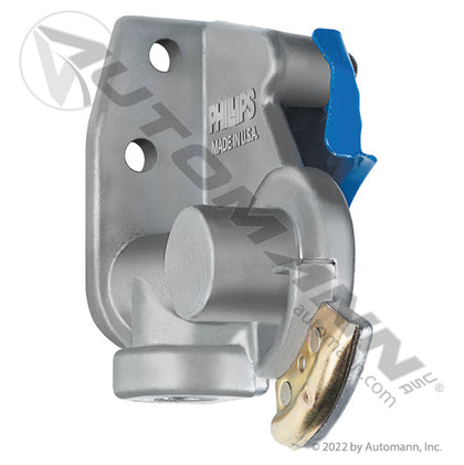 Gladhand Service Blue - 38 Degree Angle Bottom Mount Trailer - Grote 81-0001-38B Phillips 12-136 PHI12-136