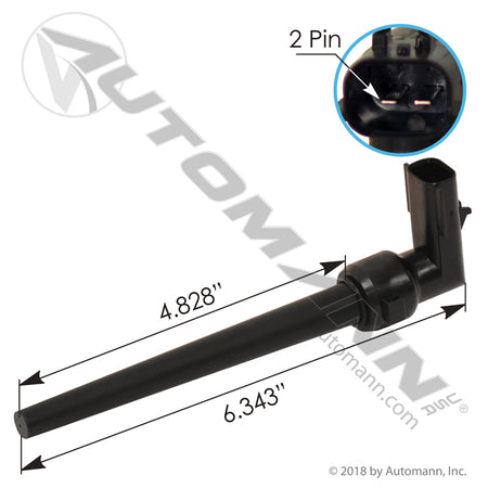 Coolant Level Sensor - 2-Pin for Freightliner HDEP Reservoir 575.10115 - 06-93316-000 577.46316