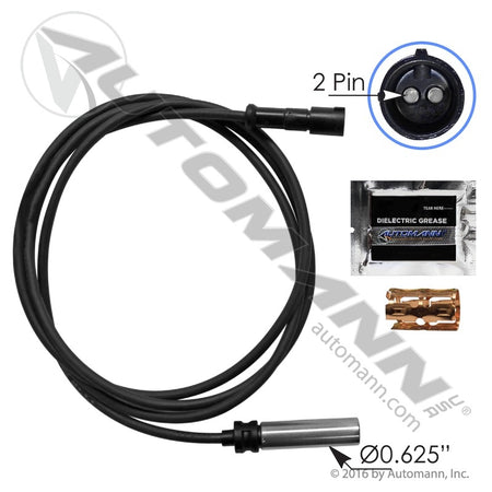 ABS Wheel Speed Sensor Kit - Straight Head 76in Cable - Haldex AL1027197 364528011 577.A1027197