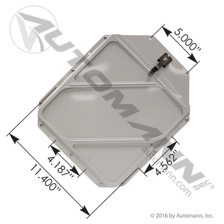 Aluminum Placard Holder - Angle Cut White Plated - Globetech GT1101A 573.1004