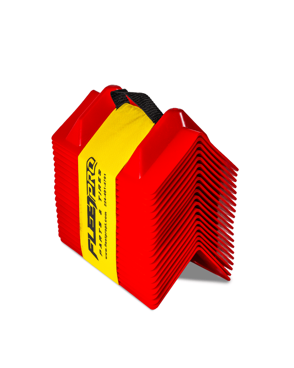 Plastic Corner Protector 4" x 12" Set of 20 - Heavy - Duty Cargo Edge Guard KCP101 - FleetPro - FLEETPRO PARTS & TIRES