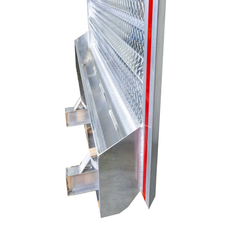 Headache Rack 68" x 80" Aluminum with 2 Chain Racks & Tray – Heavy - Duty Flatbed Cab Guard – Fits Standard Semi - Tractors KKH001-B - FleetPro - FLEETPRO PARTS & TIRES