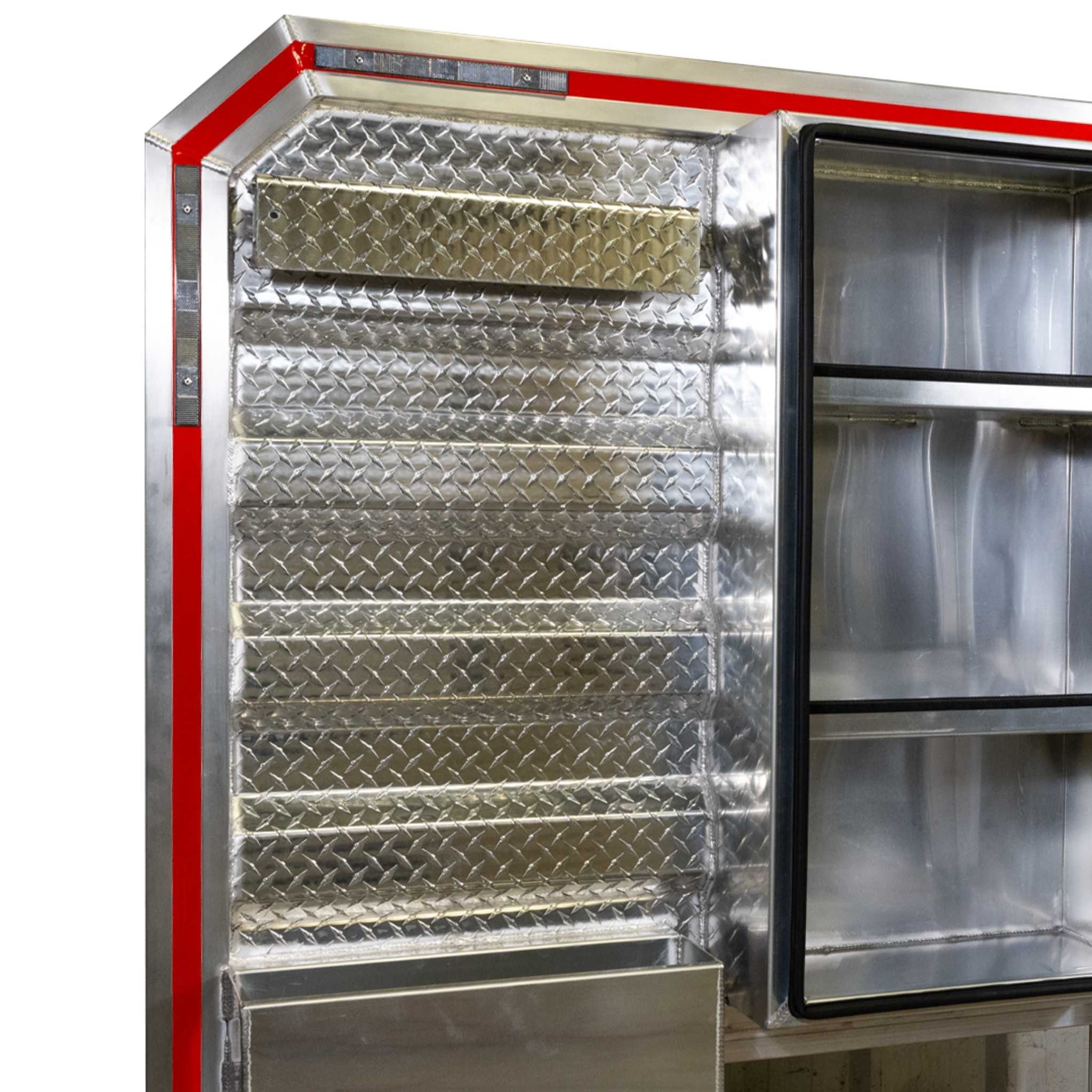 Headache Rack 68" x 80" with Storage Box, Tray, and Dual Chain Racks KKHR-6880 - FleetPro - FLEETPRO PARTS & TIRES