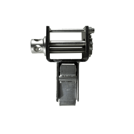 Stake Pocket Winch Silver Zinc Plated - Portable Flatbed Strap Anchor KKW020 - FleetPro - FLEETPRO PARTS & TIRES
