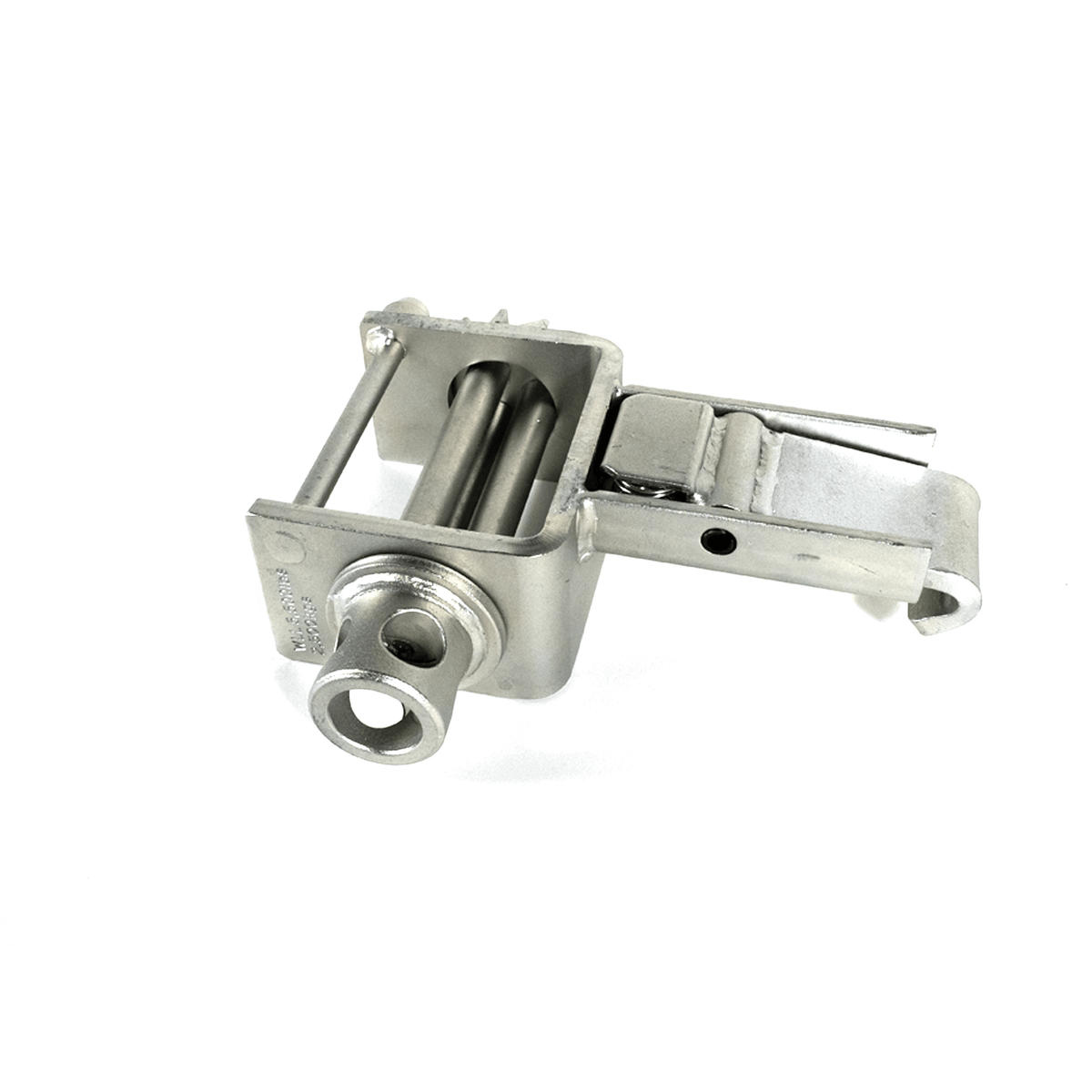Stake Pocket Winch Silver Zinc Plated - Portable Flatbed Strap Anchor KKW020 - FleetPro - FLEETPRO PARTS & TIRES