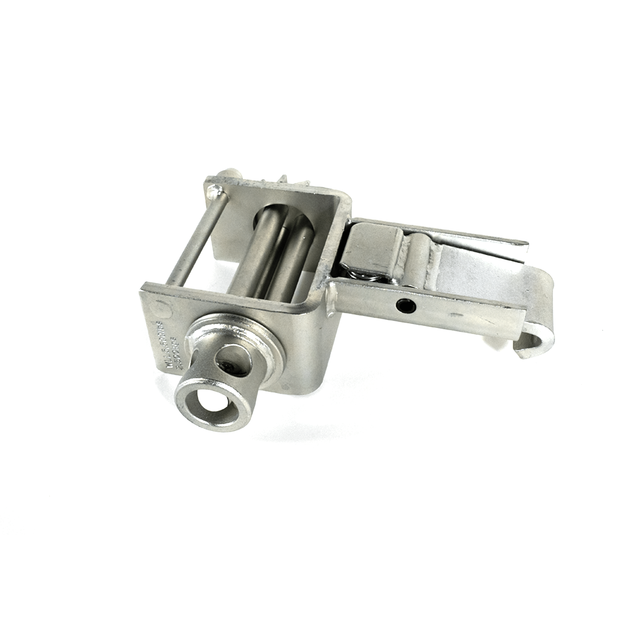 Stake Pocket Winch Silver Zinc Plated - Portable Flatbed Strap Anchor KKW020 - FleetPro - FLEETPRO PARTS & TIRES