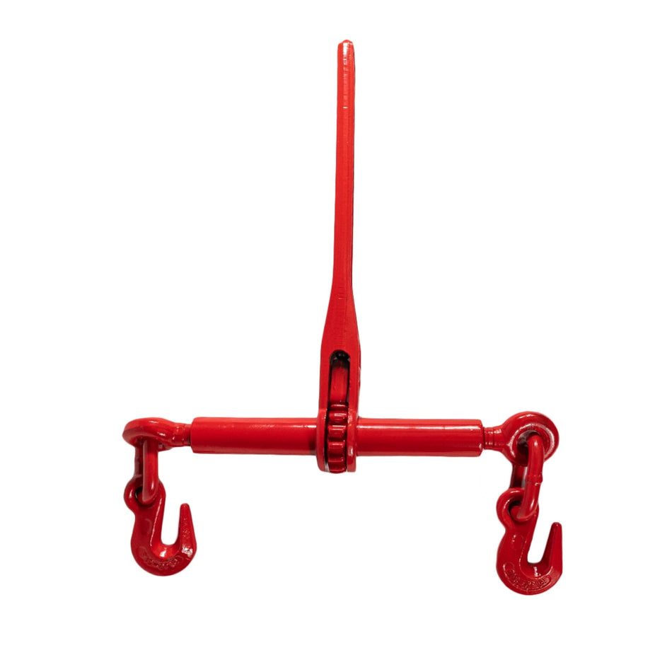 Ratchet Chain Binder 5/16" - 3/8" with Slip Hook & Grab Hook - 6,600 lb WLL KLB006A - FleetPro - FLEETPRO PARTS & TIRES