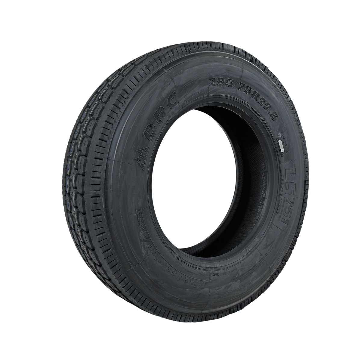 DRC LS751 Drive Tire 295/75R22.5 - 26/32" Tread Depth 16 - Ply LS751 - DRC - FLEETPRO PARTS & TIRES