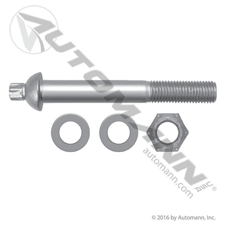Hendrickson Pivot Bolt Kit – 7" Quik - Align Service Kit – Grade 8 – Replaces S - 24705 MHS205 - Automann - FLEETPRO PARTS & TIRES