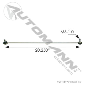 Air Suspension Leveling Valve Rod - 20.25" C-to-C Volvo 22379948 85141824 MSRK9692
