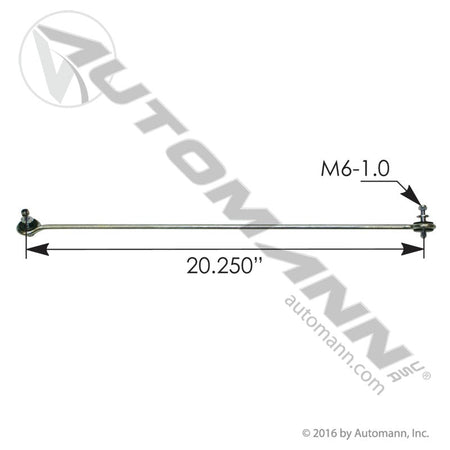 Air Suspension Leveling Valve Rod - 20.25" C - to - C Volvo 22379948 85141824 MSRK9692 MSRK9692 - Automann - FLEETPRO PARTS & TIRES