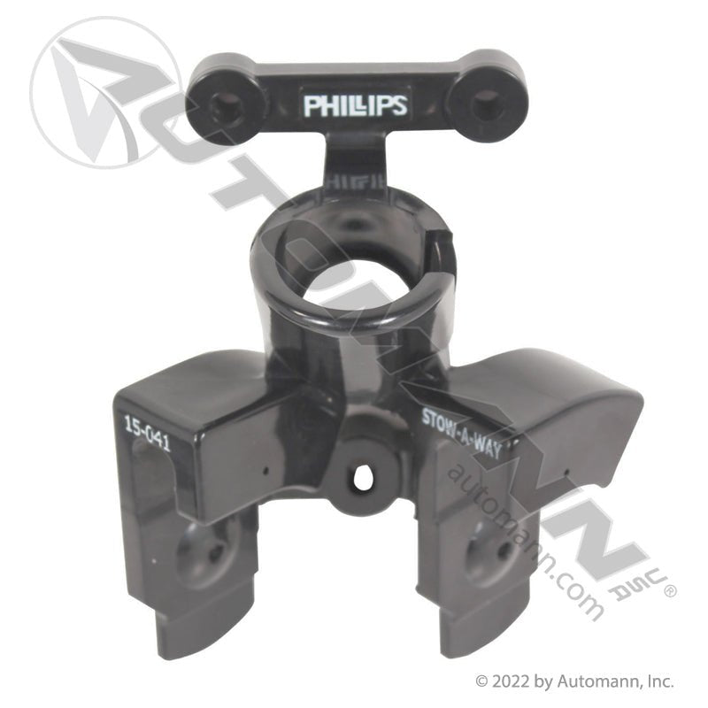 Plug & Gladhand Holder - STOW-A-WAY Single Plug Two Gladhand Bracket - Phillips 15-041 PHI15-041 PHI15-041 - Phillips - FLEETPRO PARTS & TIRES