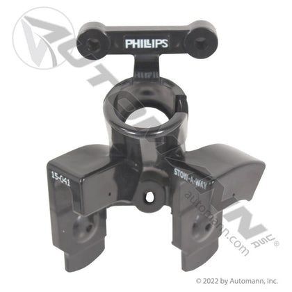 Plug & Gladhand Holder - STOW-A-WAY Single Plug Two Gladhand Bracket - Phillips 15-041 PHI15-041 PHI15-041 - Phillips - FLEETPRO PARTS & TIRES