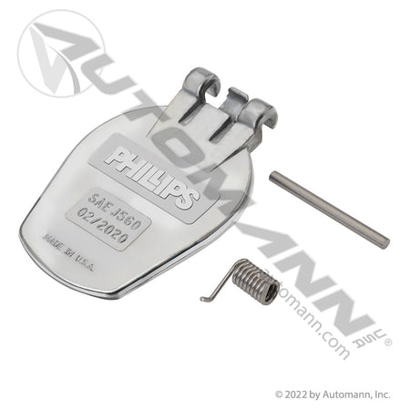 Socket Lid Replacement Kit - Zinc Die-Cast Lid, Stainless Spring & Pin - Phillips 15-796 Tectran 670-7114 PHI15-796 PHI15-796 - Phillips - FLEETPRO PARTS & TIRES