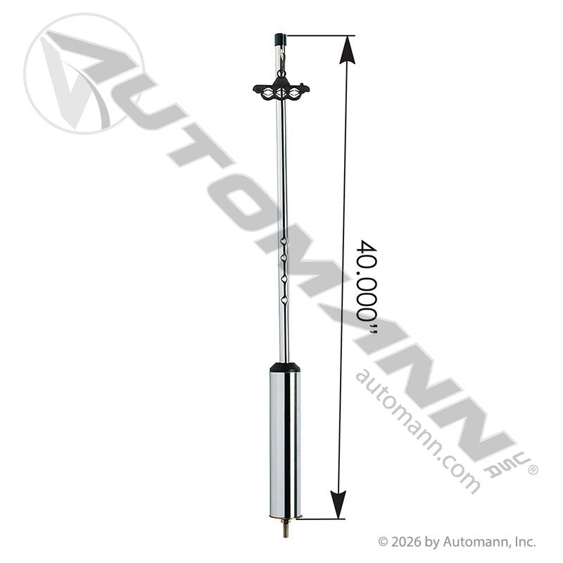 Pogo Stick - Bright Chrome 40 in. - Phillips 17-0400 Grote 81-0130 Tectran 9400G-2 PHI17-0400 PHI17-0400 - Phillips - FLEETPRO PARTS & TIRES