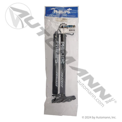 Dual Air Line Tender Spring Kit - Two 16 in Springs with QWIK-SNAP Holder - Phillips 17-420 Grote 81-0145 PHI17-420 PHI17-420 - Phillips - FLEETPRO PARTS & TIRES
