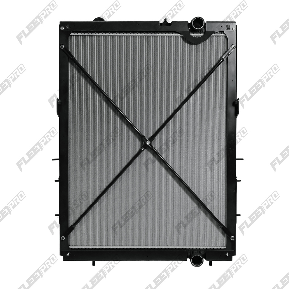 Kenworth Peterbilt Framed Radiator Assembly (2022 - 2026) - Complete Drop - In - Replaces PY091001 RP91001F - FleetPro - FLEETPRO PARTS & TIRES