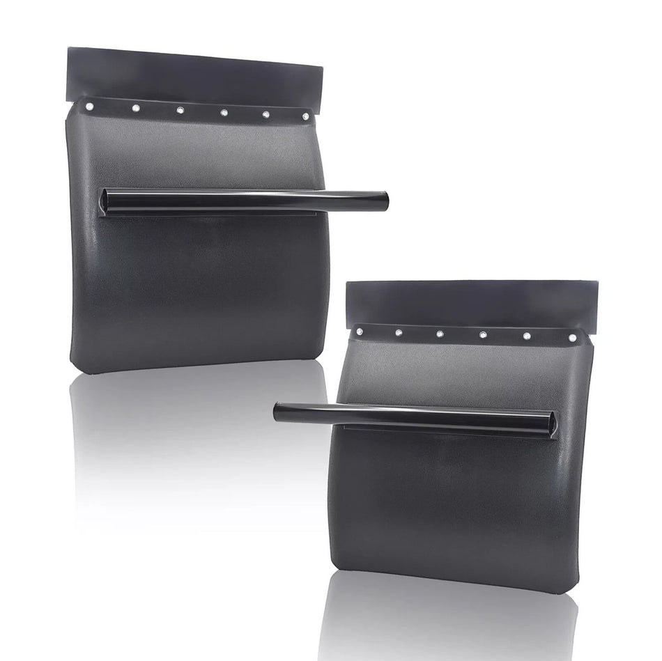 Semi Truck Black Poly Quarter Fender Kit (Set of 2) – 24" x 24" – Universal OEM Replacement