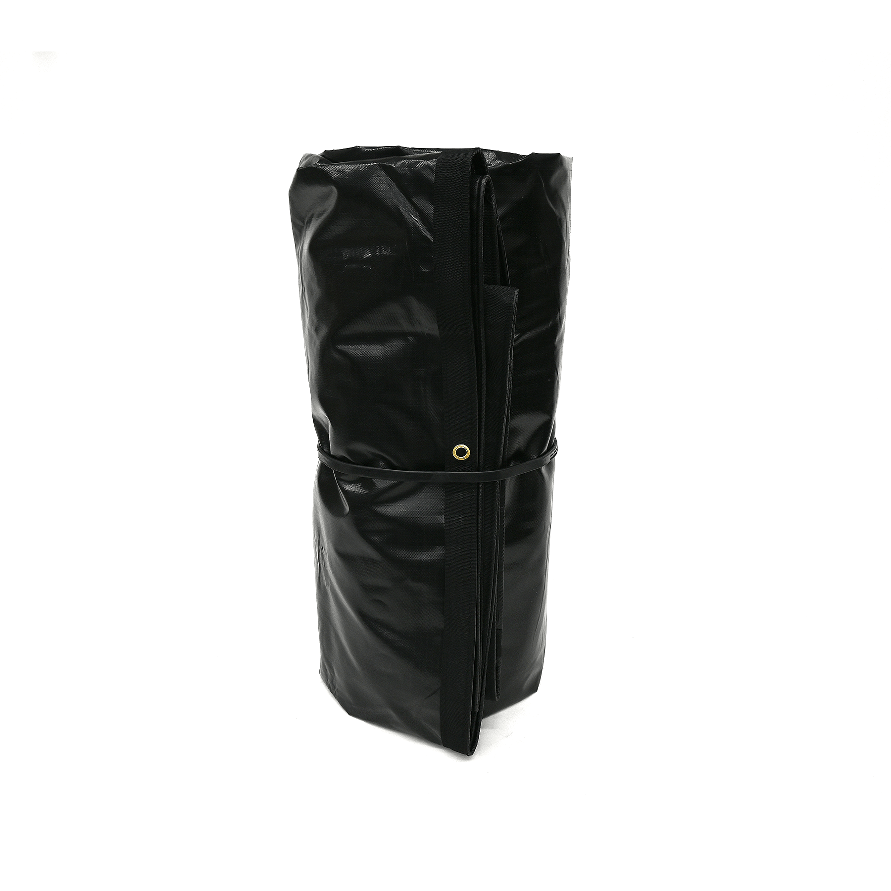 8' Drop Super Vinyl Lumber Tarp - 24’ x 27’ Heavy - Duty Black Flatbed Tarp SV8 - FleetPro - FLEETPRO PARTS & TIRES
