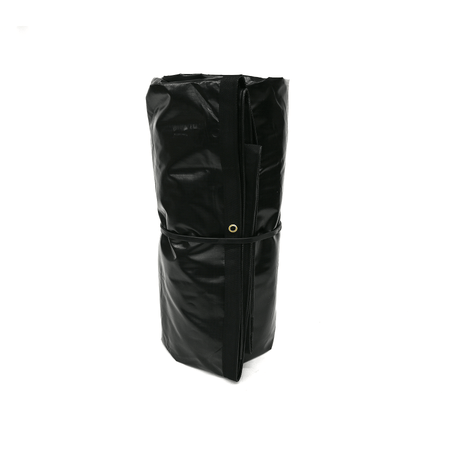 8' Drop Super Vinyl Lumber Tarp - 24’ x 27’ Heavy - Duty Black Flatbed Tarp SV8 - FleetPro - FLEETPRO PARTS & TIRES