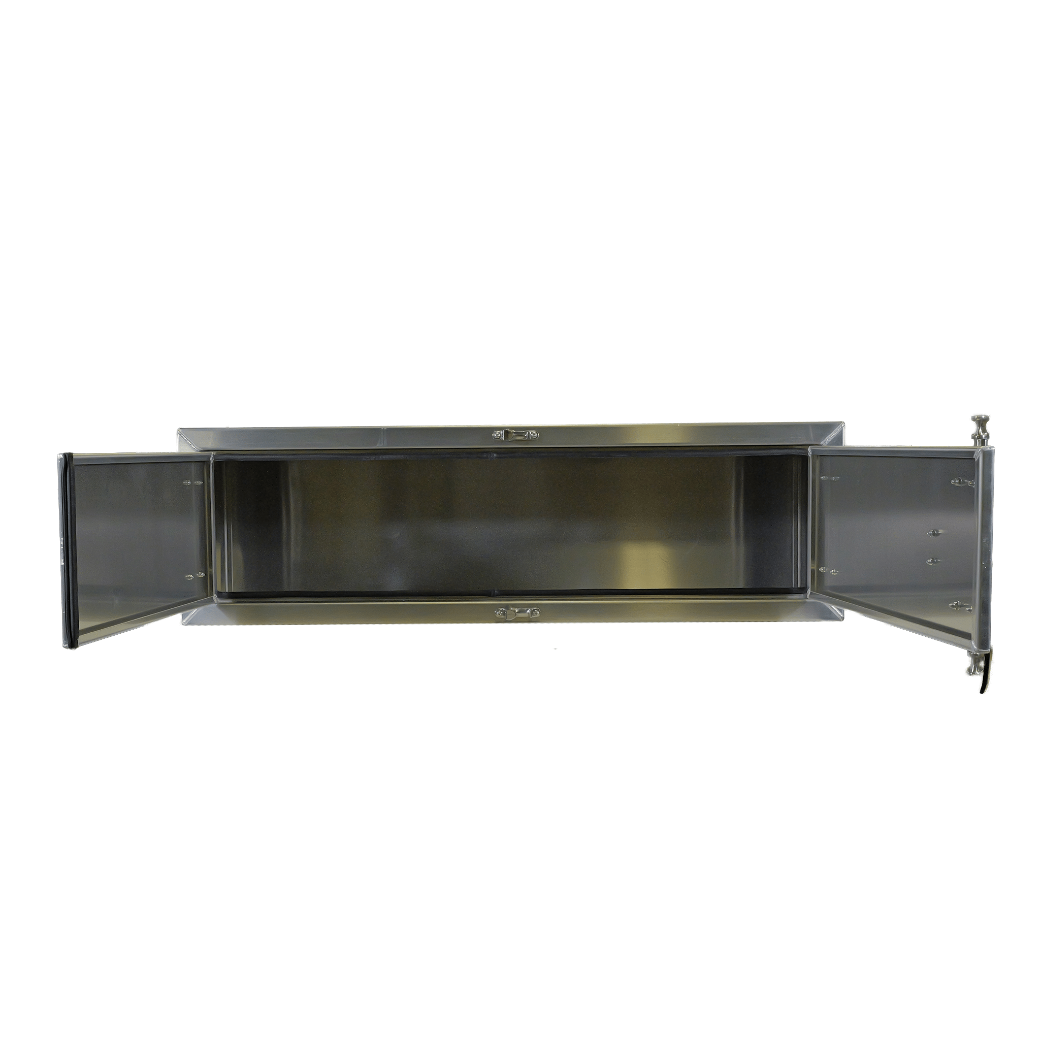 60 Inch Aluminum Cam Lock Toolbox for Semi Trailers - 18x18x60 Heavy Duty Storage TC-181860 - FleetPro - FLEETPRO PARTS & TIRES