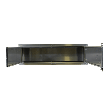 60 Inch Aluminum Cam Lock Toolbox for Semi Trailers - 18x18x60 Heavy Duty Storage TC-181860 - FleetPro - FLEETPRO PARTS & TIRES