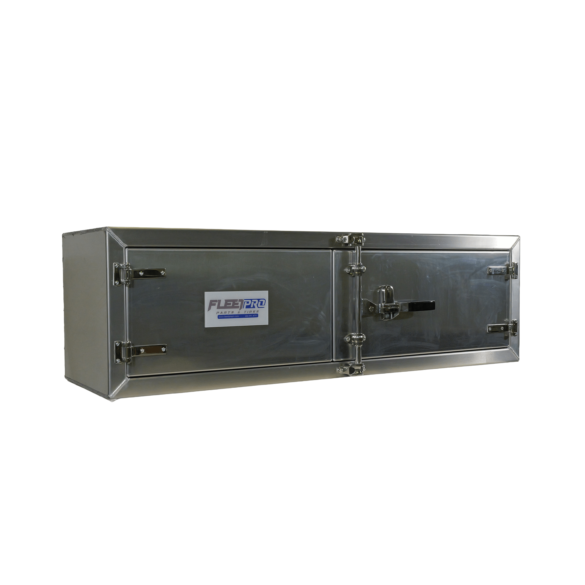 60 Inch Aluminum Cam Lock Toolbox for Semi Trailers - 18x18x60 Heavy Duty Storage TC-181860 - FleetPro - FLEETPRO PARTS & TIRES