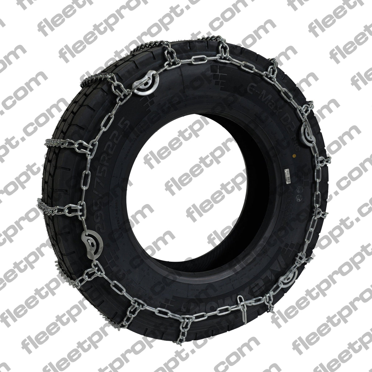 Winter Tire Chains (Set of 2) – Fits 295/75R22.5, 11R22.5 – DOT Approved Cam Twist Link TC02202 - FleetPro - FLEETPRO PARTS & TIRES