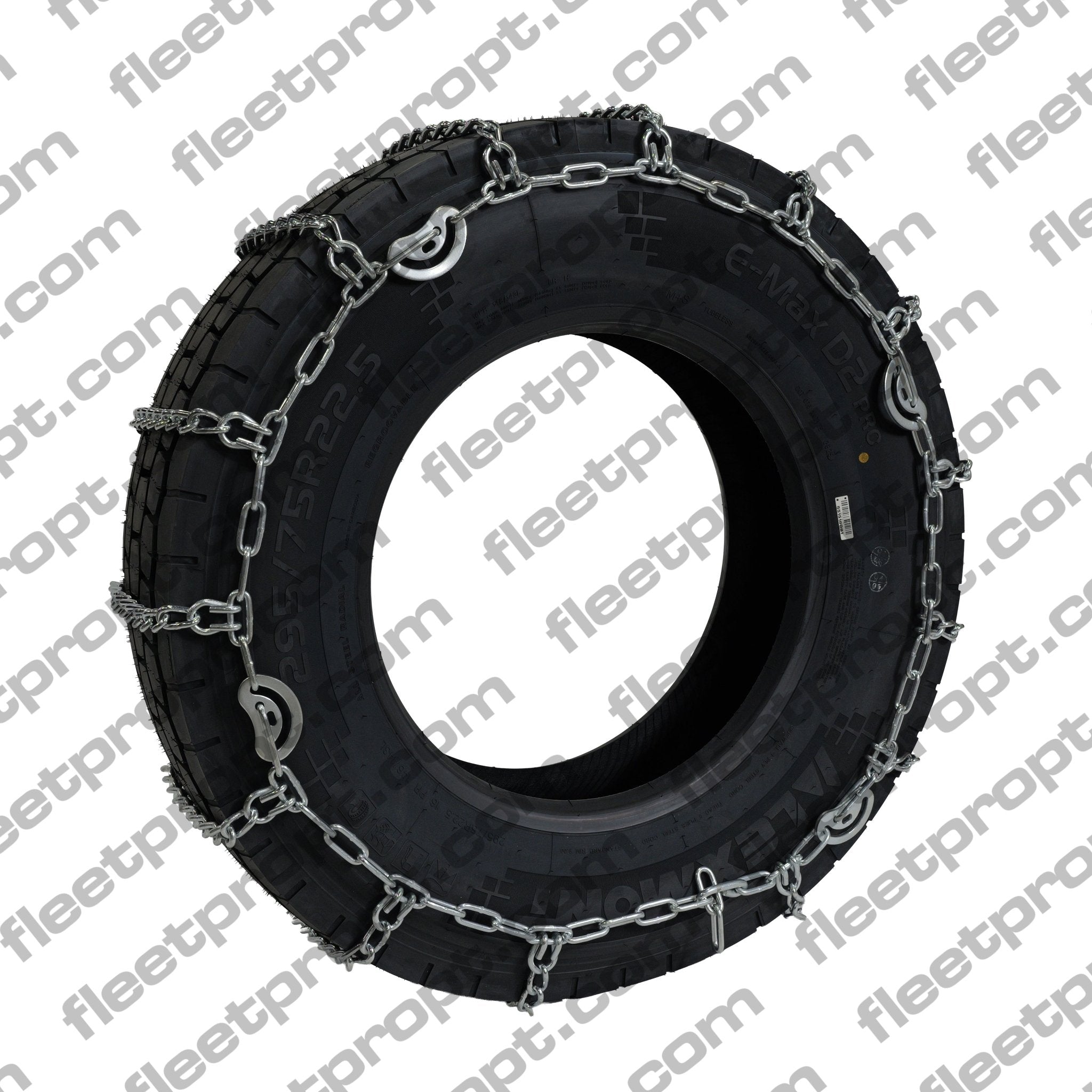 Winter Tire Chains (Set of 2) – Fits 295/75R22.5, 11R22.5 – DOT Approved Cam Twist Link TC02202 - FleetPro - FLEETPRO PARTS & TIRES