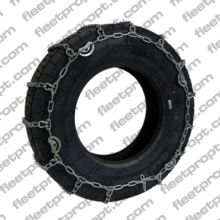 Winter Tire Chains (Set of 2) – Fits 295/75R22.5, 11R22.5 – DOT Approved Cam Twist Link TC02202 - FleetPro - FLEETPRO PARTS & TIRES