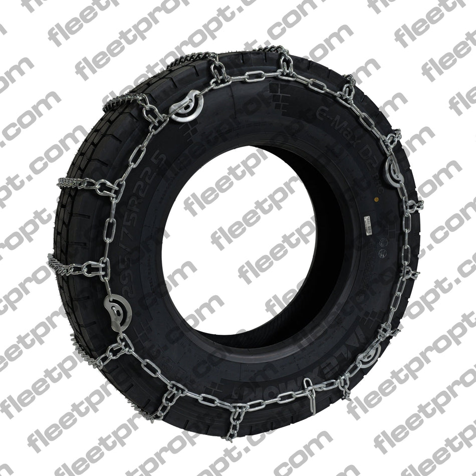 Winter Tire Chains (Set of 2) – Fits 295/75R22.5, 11R22.5 – DOT Approved Cam Twist Link TC02202 - FleetPro - FLEETPRO PARTS & TIRES