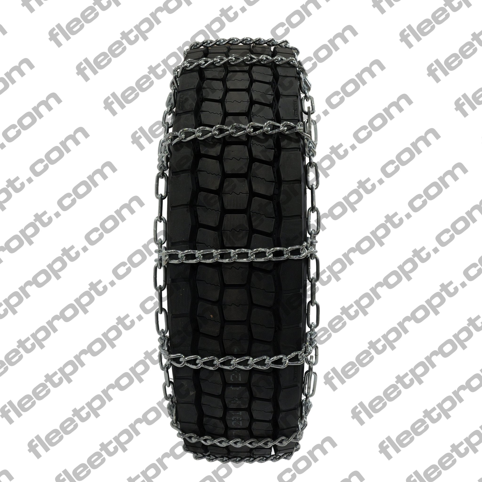 Winter Tire Chains (Set of 2) – Fits 295/75R22.5, 11R22.5 – DOT Approved Cam Twist Link TC02202 - FleetPro - FLEETPRO PARTS & TIRES