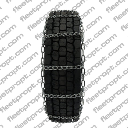 Winter Tire Chains (Set of 2) – Fits 295/75R22.5, 11R22.5 – DOT Approved Cam Twist Link TC02202 - FleetPro - FLEETPRO PARTS & TIRES