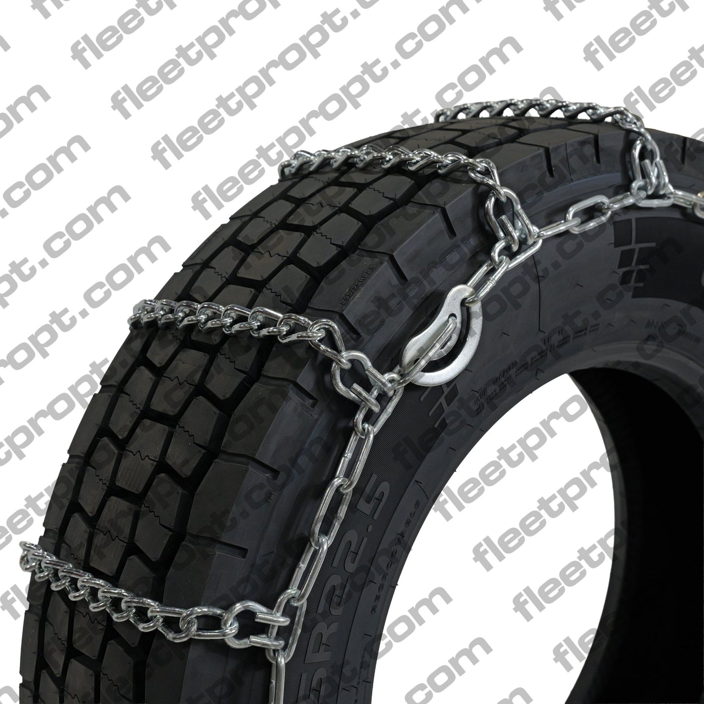 Winter Tire Chains (Set of 2) – Fits 295/75R22.5, 11R22.5 – DOT Approved Cam Twist Link TC02202 - FleetPro - FLEETPRO PARTS & TIRES