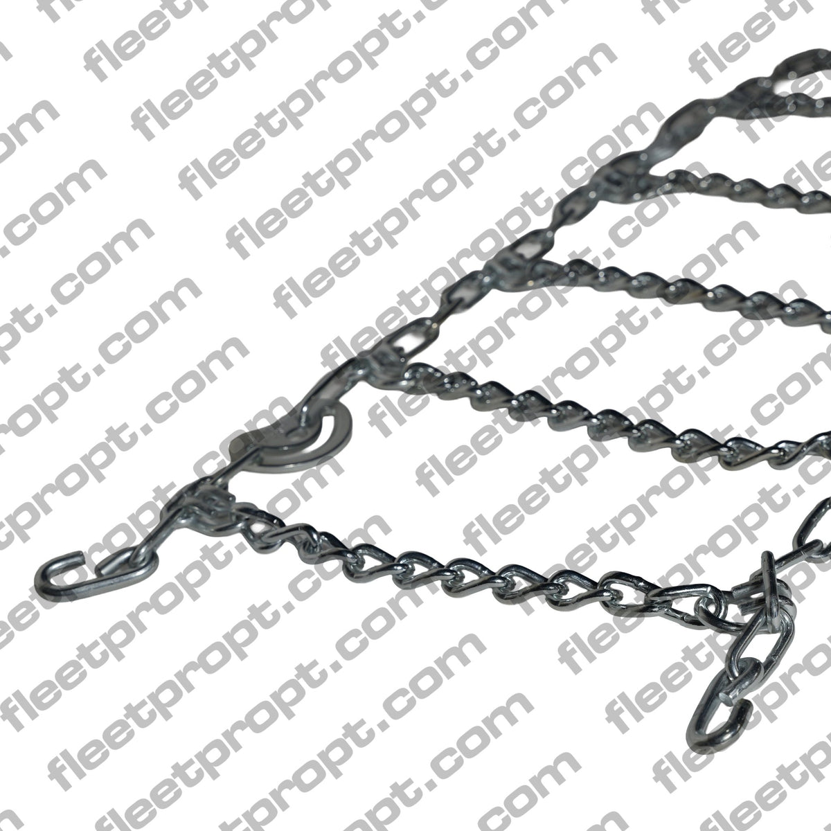 Winter Tire Chains (Set of 2) – Fits 295/75R22.5, 11R22.5 – DOT Approved Cam Twist Link TC02202 - FleetPro - FLEETPRO PARTS & TIRES